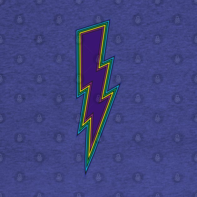 Purple Lightning Bolt by antarte